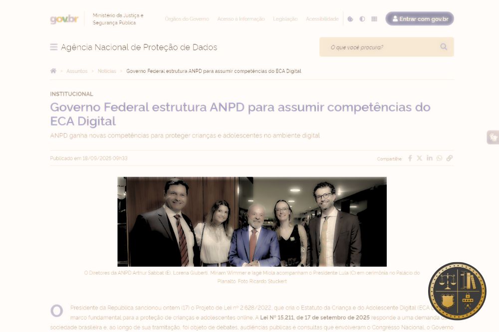 ANPD agora é Agência Nacional de Proteção de Dados e assume novas competências no ECA Digital